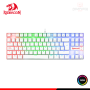 TECLADO REDRAGON KUMARA WHITE RGB MECANICO SWITCH RED WIRED USB (PN:K552W-RGB SP-RED)