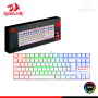 TECLADO REDRAGON KUMARA WHITE RGB MECANICO SWITCH RED WIRED USB (PN:K552W-RGB SP-RED)