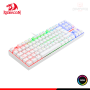 TECLADO REDRAGON KUMARA WHITE RGB MECANICO SWITCH RED WIRED USB (PN:K552W-RGB SP-RED)