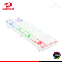 TECLADO REDRAGON KUMARA WHITE RGB MECANICO SWITCH RED WIRED USB (PN:K552W-RGB SP-RED)