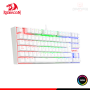 TECLADO REDRAGON KUMARA WHITE RGB MECANICO SWITCH RED WIRED USB (PN:K552W-RGB SP-RED)