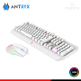 KIT ANTRYX GC-5100 WHITE TECLADO RGB RAINBOW SWITCH RED USB  + MOUSE RGB USB (PN:AGC-5100WRE-SP)