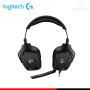 AUDIFONO LOGITECH G G332 BLACK RED CON MICROFONO CONEXIÓN 3.5MM (PN:981-000755)