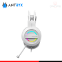 AUDIFONO ANTRYX IRIS-W GRAY RAINBOW CON MICROFONO SONIDO 7.1 CONEXIÓN USB (PN:AGH-7100WGY)