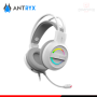 AUDIFONO ANTRYX IRIS-W GRAY RAINBOW CON MICROFONO SONIDO 7.1 CONEXIÓN USB (PN:AGH-7100WGY)