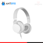 AUDIFONO ANTRYX H630 WHITE CON MICROFONO OMNIDIRECCIONAL CONEXIÓN 3.5MM