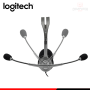 AUDIFONO LOGITECH H111 SILVER CON MICROFONO STEREO CONEXIÓN 3.5MM (PN:981-000612)