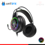 AUDIFONO ANTRYX GH-520 RGB RAINBOW CON MICROFONO SONIDO 2.1 CONEXIÓN USB/3.5MM