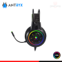 AUDIFONO ANTRYX GH-520 RGB RAINBOW CON MICROFONO SONIDO 2.1 CONEXIÓN USB/3.5MM