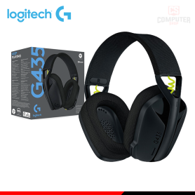 AUDIFONO LOGITECH G G435 LIGHTSPEED BLACK CON MICROFONO WIRELESS (PN:981-001049)