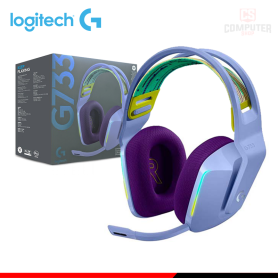 AUDIFONO LOGITECH G G733 RGB LIGHTSPEED LILAC CON MICROFONO WIRELESS