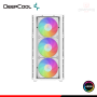 CASE DEEPCOOL CH560 WH WHITE ARGB SIN FUENTE VIDRIO TEMPLADO MID TOWER