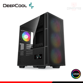 CASE DEEPCOOL CH560 DIGITAL BLACK ARGB SIN FUENTE VIDRIO TEMPLADO MID TOWER (PN:R-CH560-BKAPE4D-G-1)