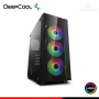 CASE DEEPCOOL MATREXX 55 V3 3F ARGB BLACK SIN FUENTE VIDRIO TEMPLADO MID TOWER