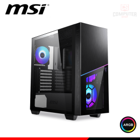 CASE MSI MPG SEKIRA 100R BLACK ARGB SIN FUENTE VIDRIO TEMPLADO MID TOWER