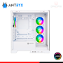 CASE ANTRYX FX950 WHITE ARGB SIN FUENTE VIDRIO TEMPLADO MID TOWER (PN:AC-FX950W)