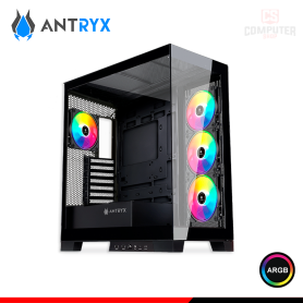 CASE ANTRYX FX950 BLACK ARGB SIN FUENTE VIDRIO TEMPLADO MID TOWER (PN:AC-FX950K)