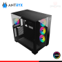 CASE ANTRYX FX900 BLACK ARGB SIN FUENTE VIDRIO TEMPLADO MID TOWER (PN:AC-FX900K)