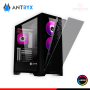 CASE ANTRYX FX730 BLACK ARGB SIN FUENTE VIDRIO TEMPLADO MID TOWER (PN:AC-FX730K)