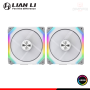 COOLER PARA CASE LIAN LI UNI FAN SL140 WHITE ARGB 140MM PACKx2 (PN:UF-SL140-2W)