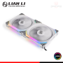 COOLER PARA CASE LIAN LI UNI FAN SL140 WHITE ARGB 140MM PACKx2 (PN:UF-SL140-2W)