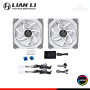 COOLER PARA CASE LIAN LI UNI FAN SL140 WHITE ARGB 140MM PACKx2 (PN:UF-SL140-2W)