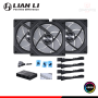 COOLER PARA CASE LIAN LI UNI FAN SL-INF120 BLACK ARGB 120MM PACKx3 CON CONTROLADOR (PN:UF-SLIN120-3B)