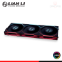 COOLER PARA CASE LIAN LI UNI FAN TL LCD 120 BLACK ARGB 120MM PACKx3 CON CONTROLADOR (PN:12TLLCD3B)