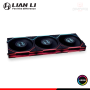 COOLER PARA CASE LIAN LI UNI FAN TL LCD 120 BLACK ARGB 120MM PACKx3 CON CONTROLADOR (PN:12TLLCD3B)