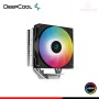 DEEPCOOL AG400 BLACK ARGB COOLER CPU REFRIGERACION AIRE COMPATIBLE AMD/INTEL