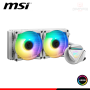 MSI MAG CORELIQUID 240R V2 WHITE ARGB COOLER CPU REFRIGERACION LIQUIDA COMPATIBLE AMD/INTEL (PN:APL242512V)