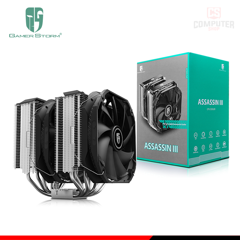 GAMER STORM ASSASSIN III BLACK COOLER CPU REFRIGERACION AIRE COMPATIBLE ...