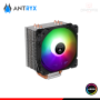 ANTRYX MIRAGE 410 BLACK ARGB COOLER CPU REFRIGERACION AIRE COMPATIBLE AMD/INTEL (PN:ACC-410A)