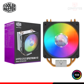 COOLER MASTER HYPER 212 SPECTRUM V2 RGB COOLER CPU REFRIGERACION AIRE COMPATIBLE AMD/INTEL (PN:RR-2V2L-18PD-R1)