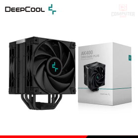 DEEPCOOL AK400 ZERO DARK PLUS BLACK COOLER CPU REFRIGERACION AIRE COMPATIBLE AMD/INTEL (PN:R-AK400-BKNNMD-G-1)