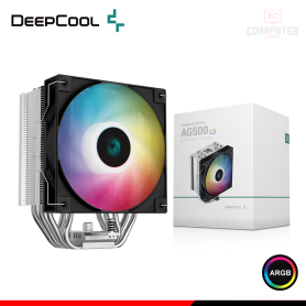 DEEPCOOL AG500 BLACK ARGB COOLER CPU REFRIGERACION AIRE COMPATIBLE AMD/INTEL (PN:R-AG500-BKANMN-G)