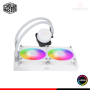 COOLER MASTER MASTERLIQUID ML240L V2 WHITE ARGB COOLER CPU REFRIGERACION LIQUIDA COMPATIBLE AMD/INTEL (PN:MLW-D24M-A18PW-RW)