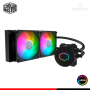 COOLER MASTER MASTERLIQUID ML240L V2 BLACK ARGB COOLER CPU REFRIGERACION LIQUIDA COMPATIBLE AMD/INTEL (PN:MLW-D24M-A18PA-R2)