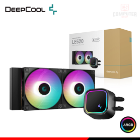 DEEPCOOL LE520 BLACK ARGB COOLER CPU REFRIGERACION LIQUIDA COMPATIBLE AMD/INTEL