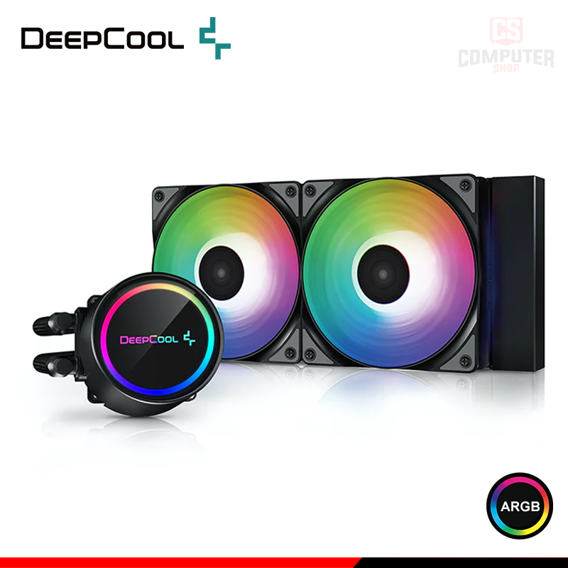 DEEPCOOL GAMMAXX L240 BLACK ARGB COOLER CPU REFRIGERACION LIQUIDA ...