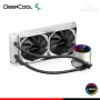 DEEPCOOL CASTLE 240EX WHITE ARGB COOLER CPU REFRIGERACION LIQUIDA COMPATIBLE AMD/INTEL