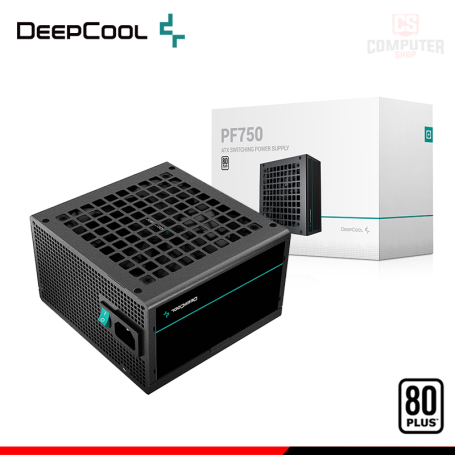 FUENTE DE PODER DEEPCOOL PF750 750W 80 PLUS WHITE (PN:R-PF750D-HA0B-US)