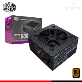 FUENTE DE PODER COOLER MASTER MWE 600 V2 600W 80 PLUS BRONZE (PN:MPE-6001-ACAAB-US)