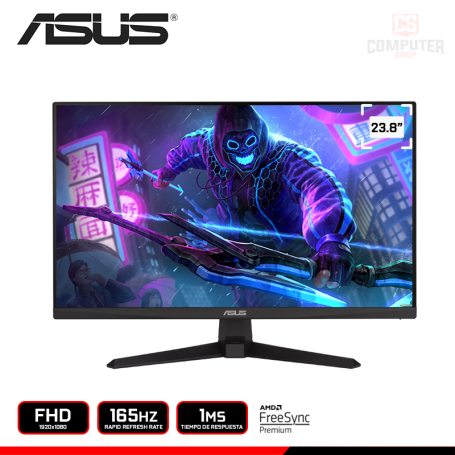 MONITOR ASUS TUF GAMING VG249Q1A 23.8" FHD 1920x1080/165HZ/1MS/FREESYNC PREMIUM