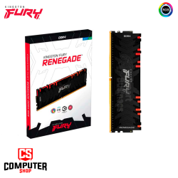 MEMORIA 8GB DDR4 KINGSTON FURY RENEGADE RGB BUS 3200MHz BLACK PN:KF432C16RBA/8