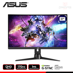 MONITOR ASUS ROG STRIX GAMING XG27AQV 27" QHD 2560x1440/170HZ/1MS/FREESYNC PREMIUM/COMPATIBLE NVIDIA G-SYNC