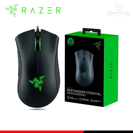 MOUSE RAZER DEATHADDER ESSENTIAL BLACK DPI 6400 WIRED USB