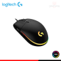 MOUSE LOGITECH G G203 BLACK RGB LIGHTSYNC DPI 8000 WIRED USB