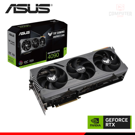 TARJETA DE VIDEO ASUS GEFORCE RTX 4090 24GB GDDR6X 384BITS TUF GAMING OC (PN:90YV0IE0'M0AA00)