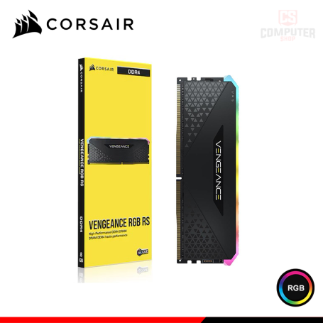 MEMORIA 8GB DDR4 CORSAIR VENGEANCE RGB RS BUS 3200MHz (PN:CMG8X4M1E3200C16)